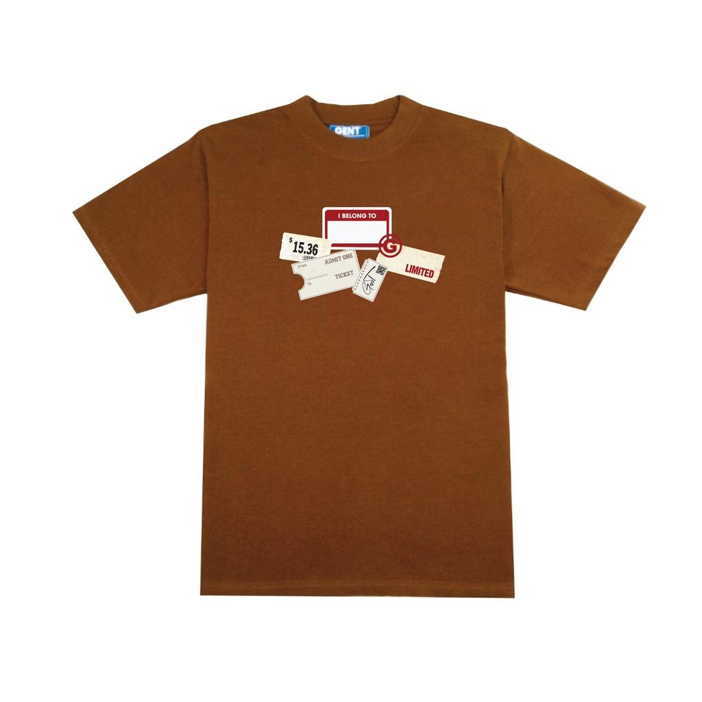 Áo thun Memories Basic Tee unisex nam nữ form rộng, tay lỡ, cổ tròn màu đen, trắng, xanh, nâu
