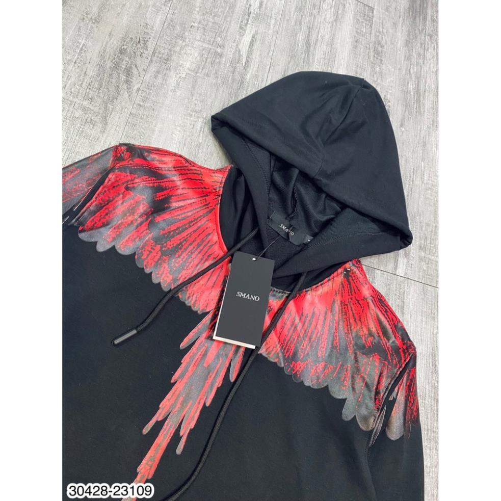 Áo nỉ mũ hoodie MCL bulong cao cấp 2 màu đen trắng