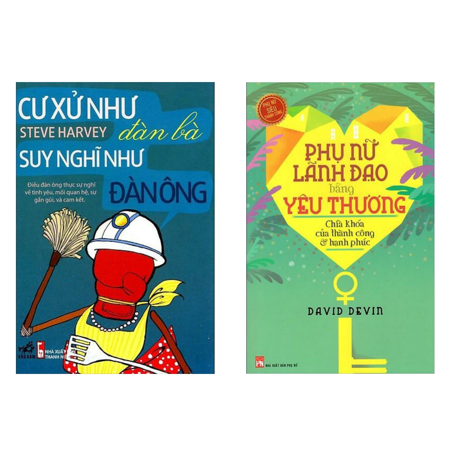 Combo Sách Hay: Cư Xử Như Đàn Bà Suy Nghĩ Như Đàn Ông (Tái Bản) + Phụ Nữ Lãnh Đạo Bằng Yêu Thương - ( Top Sách Bán Chạy Nhất Tháng / Sách Được Tìm Đọc Nhiều Nhất / Tặng Kèm Postcard Greenlife )