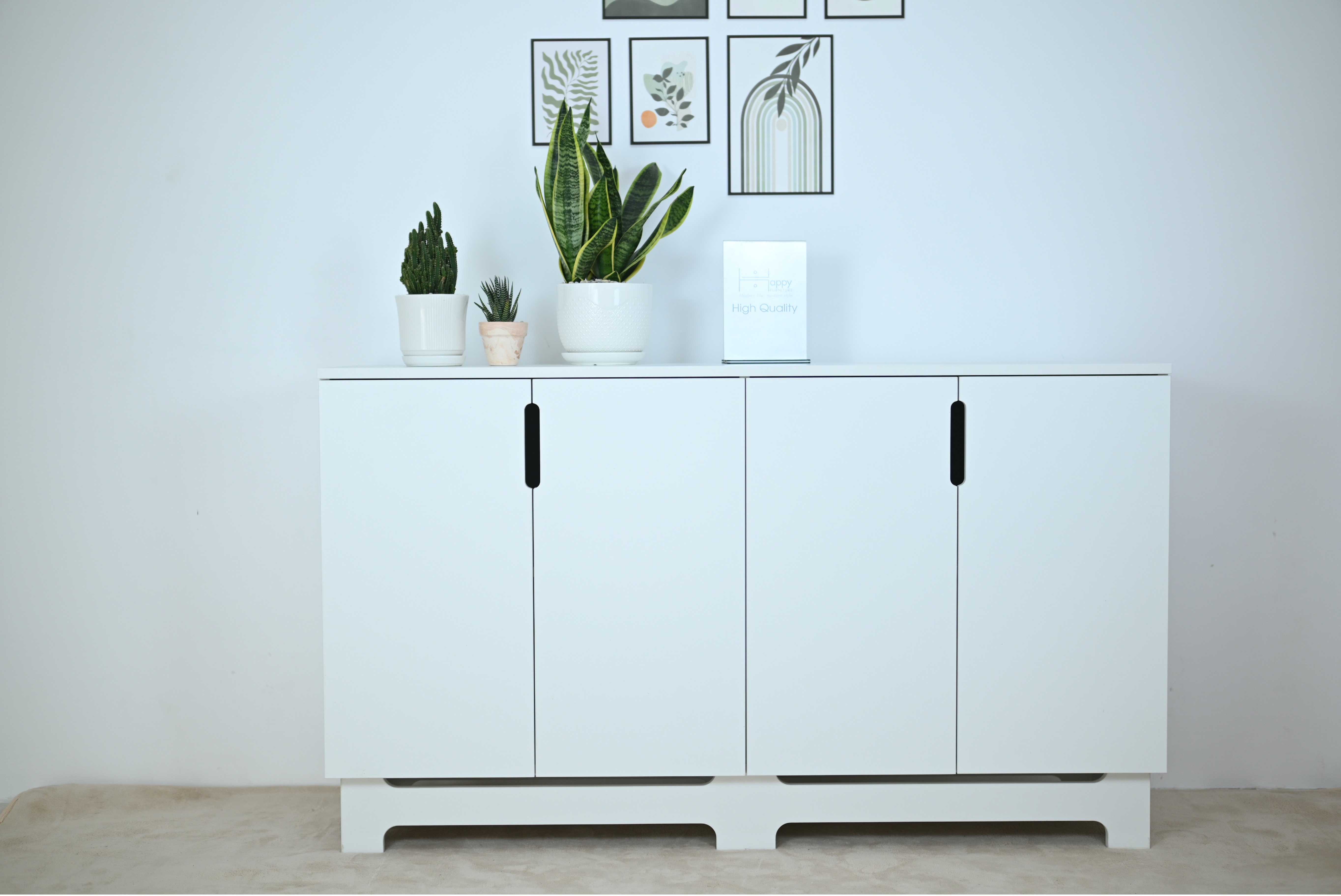 [Happy Home Furniture] MOLLY, Tủ lưu trữ 4 cánh mở, 140cm x 40cm x 82cm ( DxRxC), TCM_105
