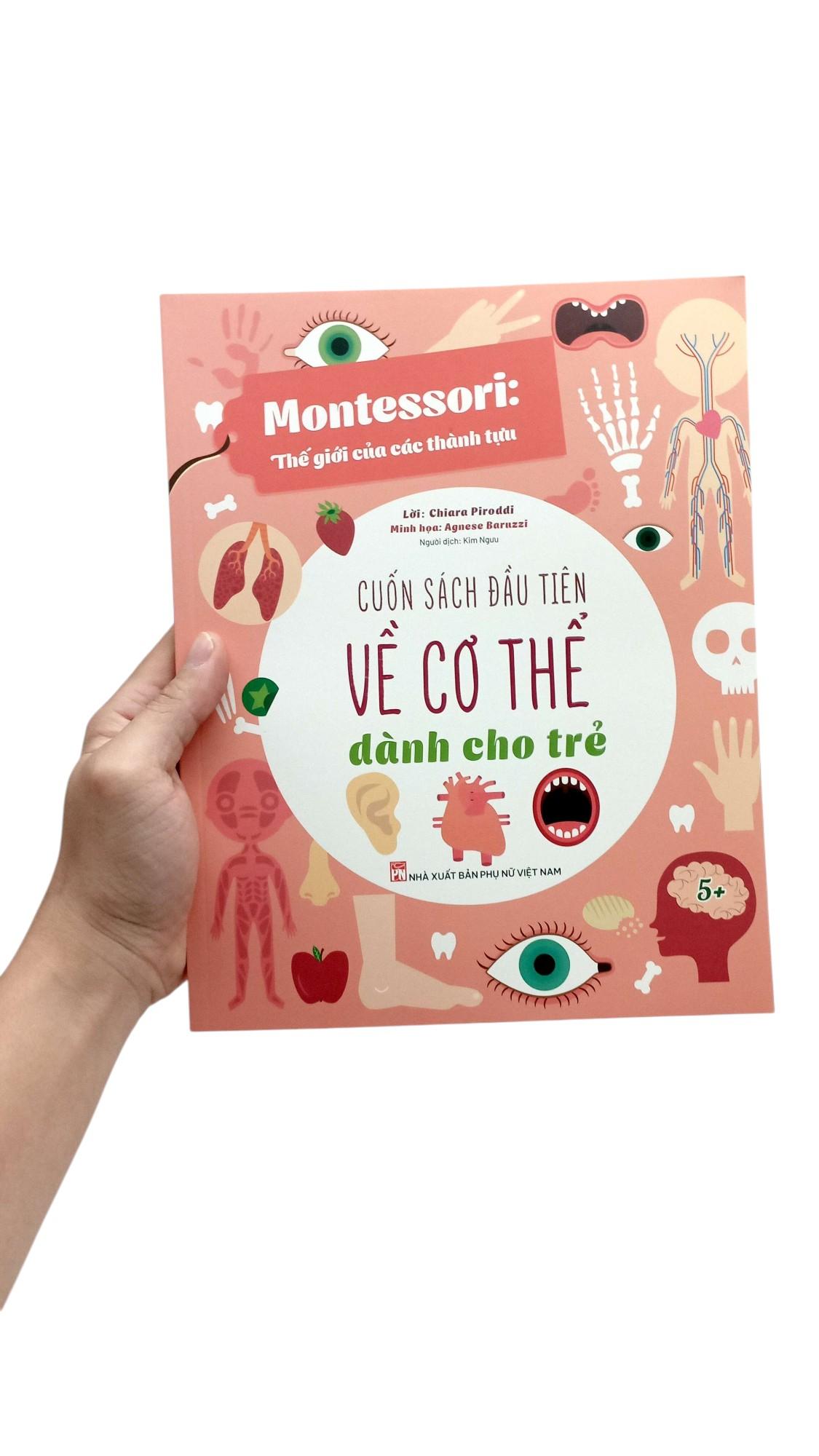 Sách - Montessori - Cuốn Sách Đầu Tiên Về Cơ Thể Dành Cho Trẻ