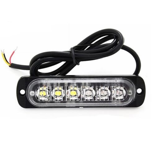 ĐÈN LED XE MÁY Ô TÔ HÃNG YOBIS CẢNH BÁO NHẤP NHÁY SIÊU MỎNG 6 LED