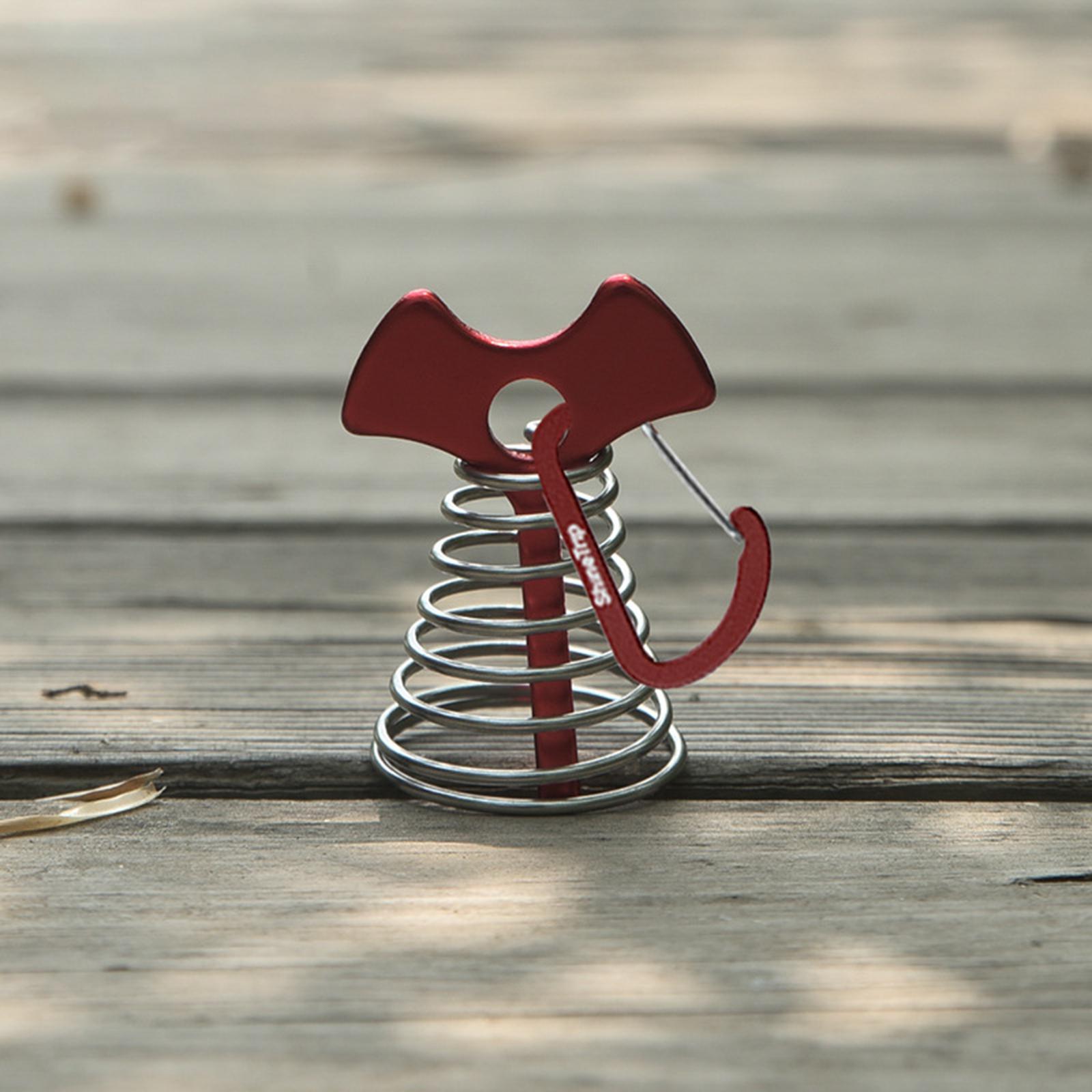 5Pcs Fishbone Anchor Tent Pegs  Board Accessory Outdoor Hiking