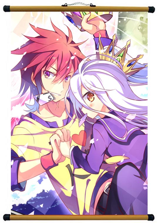 Tranh ảnh treo tường No Game, No Life có khung nẹp