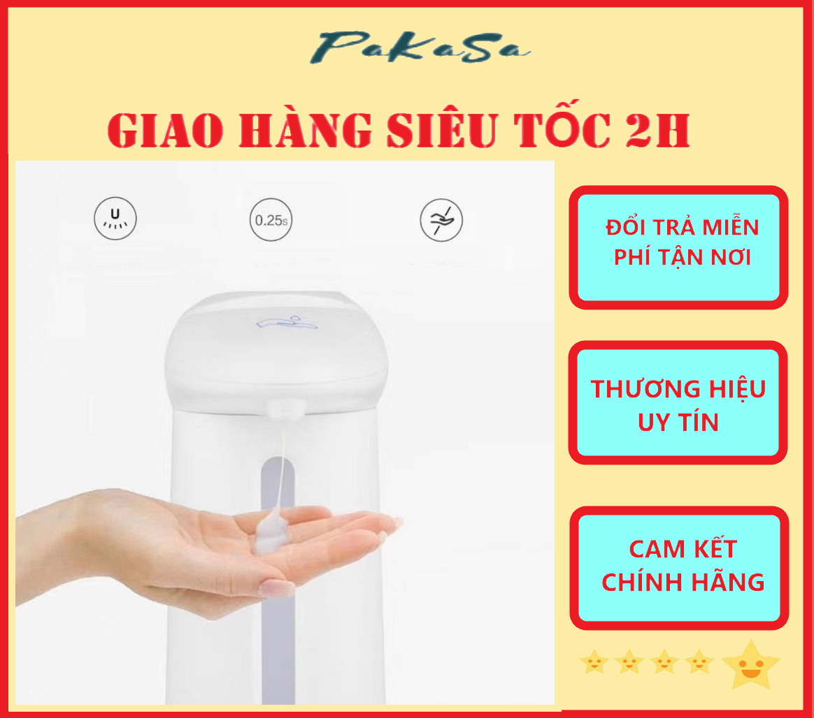 Hộp Nhả Xà Phòng Cảm Ứng Phù Hợp Cho Mọi Gia Đình , Văn Phòng 330ml PaKaSa - Hàng Chính Hãng 