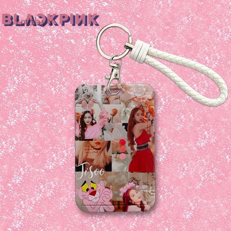 Tmdbyx Bao Đựng Thẻ Học Sinh Màu Đen In Hình Nhóm Nhạc BlackPink