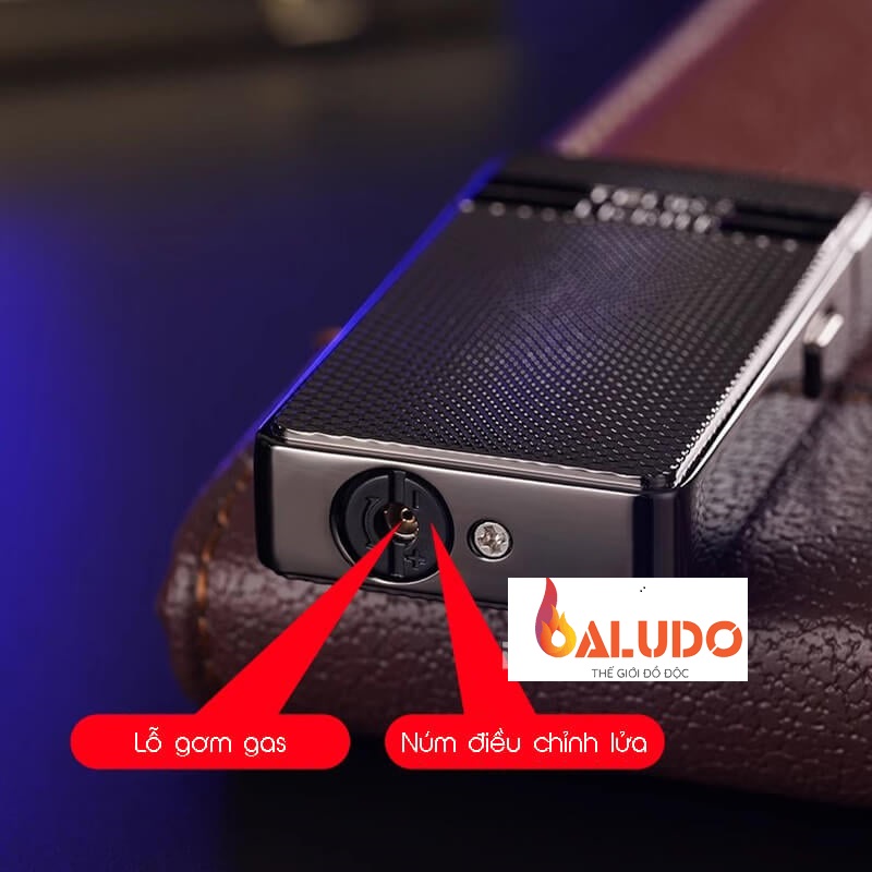 Vỏ Hộp Quet Bật Lửa Ga Đá TH-636 Có 2 Chế Độ Lửa, Ô Quan Sát Dung Lượng Ga