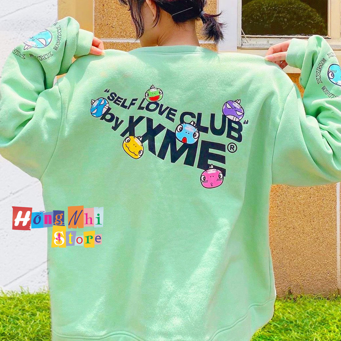 Áo Khoác Cardigan In Hình Oversize Ulzzang Unisex Dáng Rộng - MM