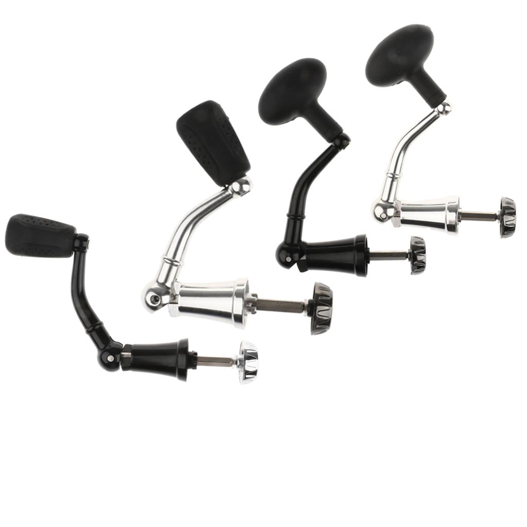 Metal Power Handle Knob Fishing Reel Crank Arm Foldable Spinning Reel Handle