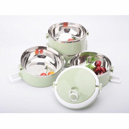 Hộp cơm 4 tầng lúa mạch, Hộp Cơm Giữ Nhiệt Luch Box