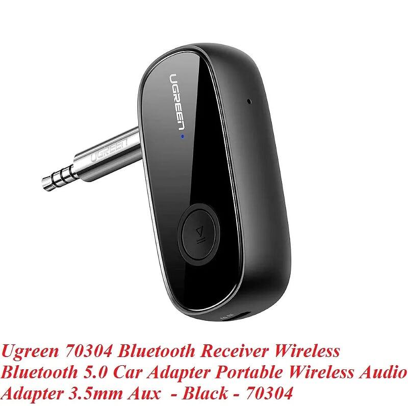 Ugreen UG70304CM279TK v5.0 3.5mm bộ nhận Bluetooth dùng cho xe hơi hay cổng âm thanh Aux - HÀNG CHÍNH HÃNG