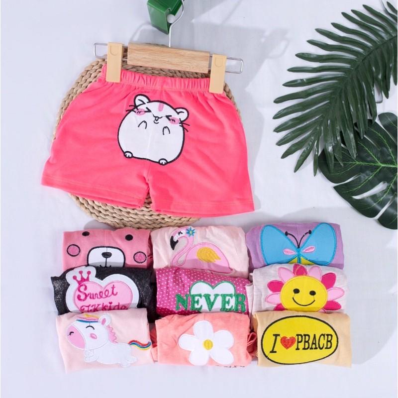 Quần đùi cho bé trai gái chất cotton