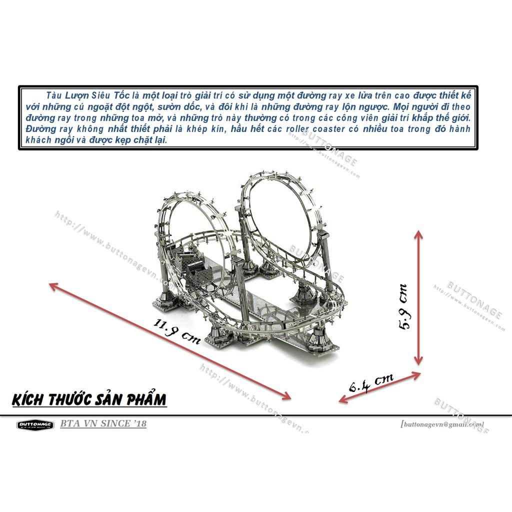 Mô Hình Lắp Ráp 3d Tàu Lượn Siêu Tốc
