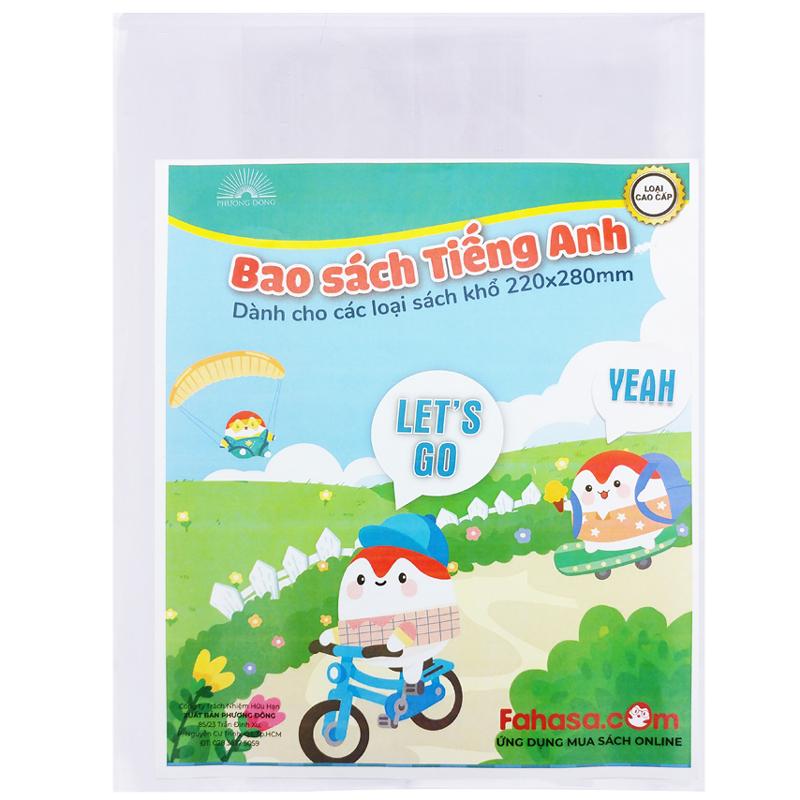 Bao Sách Tiếng Anh Let's Go - Dành Cho Các Loại Sách Khổ 220x280mm - Fahasa