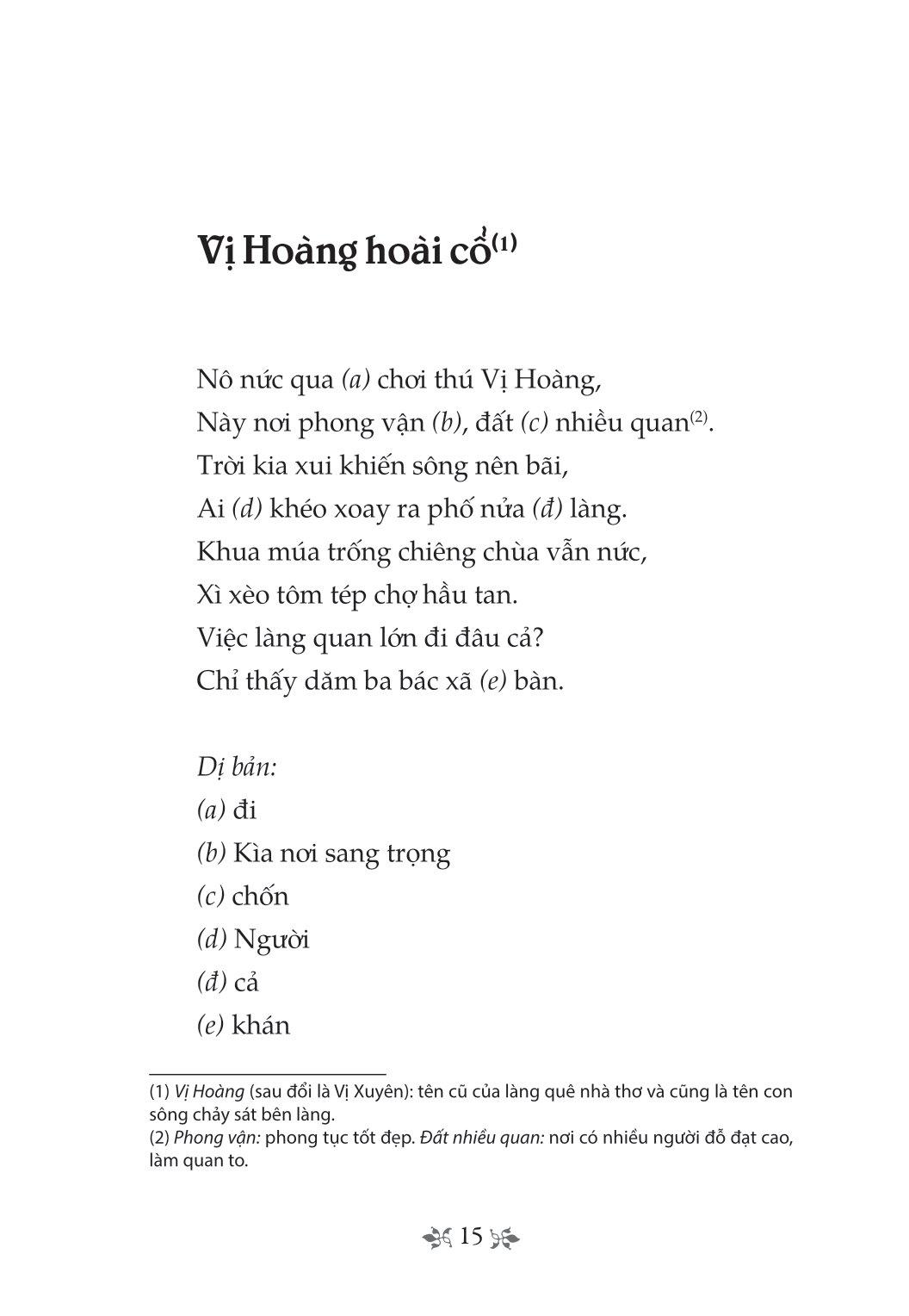 Tủ Sách Văn Học Trong Nhà Trường - Thơ Trần Tế Xương