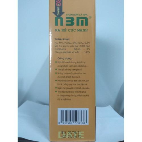 Phân bón lá NPK ra rễ cực mạnh N3M - hộp 1 kg