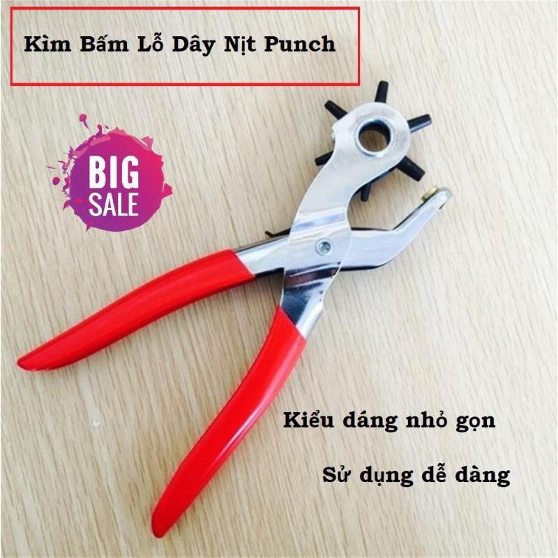 Kiềm bấm lỗ da dây nịt