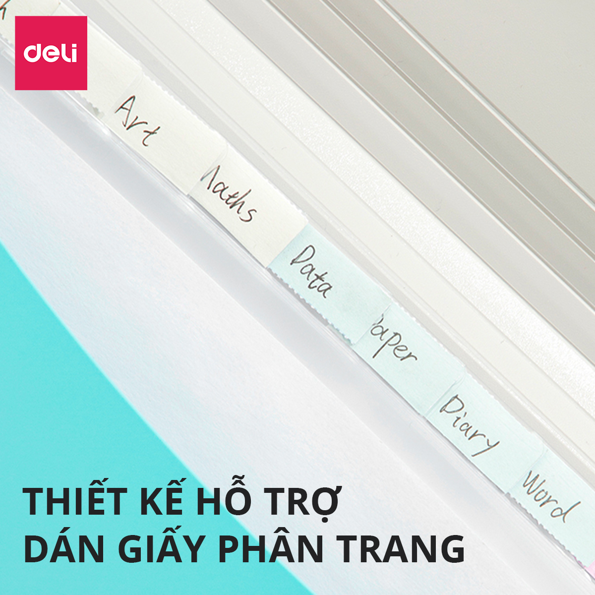 [Sơn Tùng M-TP Collection] Cặp Tài Liệu 12 NGĂN Học Sinh Văn Phòng Deli - Phù Hợp Lưu Trữ Tài Liệu Chứng Từ - CF555