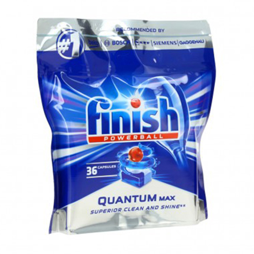 Túi 36 viên rửa chén Finish Quantum Dishwasher Tablets hanoimart