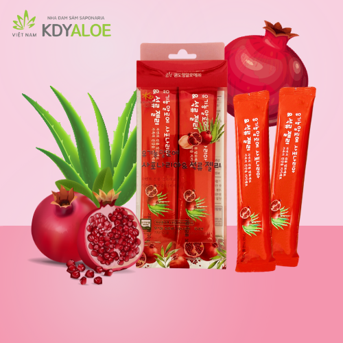 THẠCH COLLAGEN NHA ĐAM SAPONARIA LỰU ĐỎ HỮU CƠ