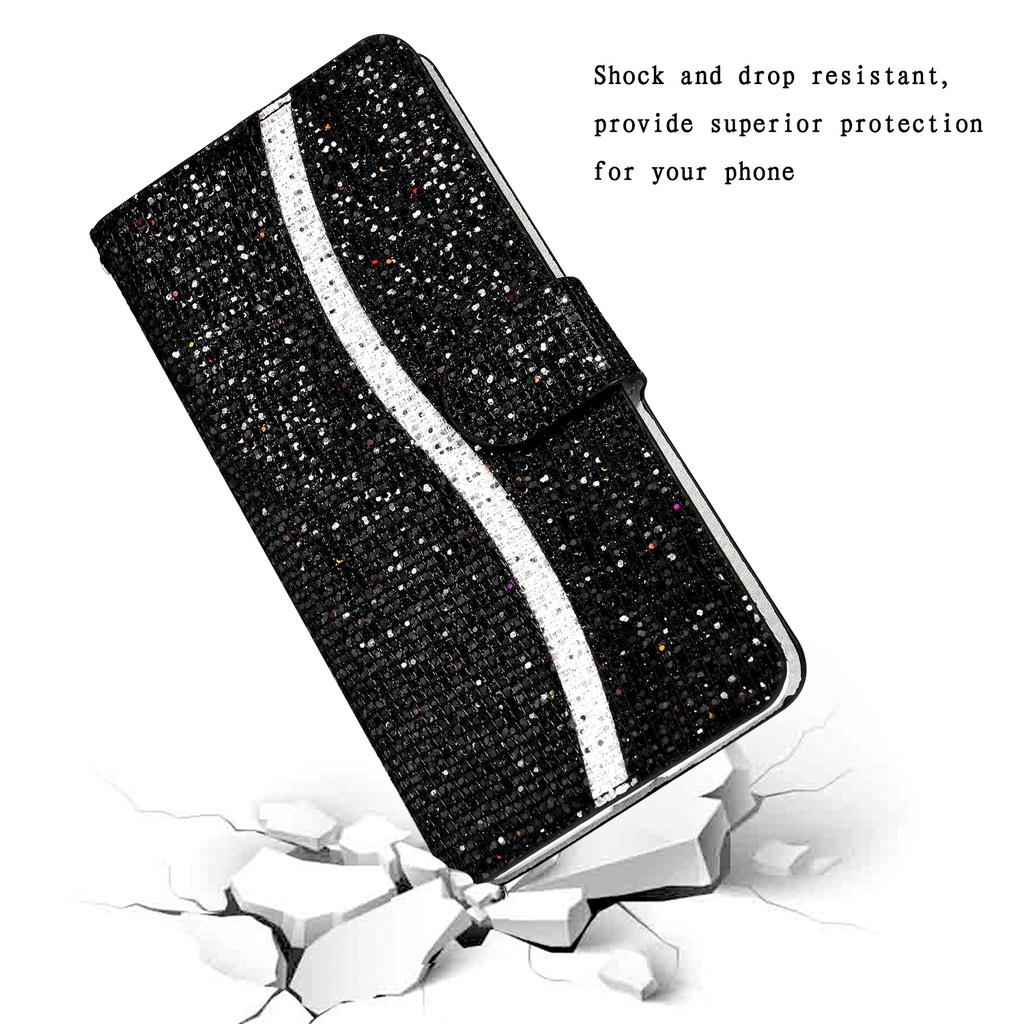 Ốp điện thoại đính sequin lấp lánh cho Samsung Galaxy A72 A52 A32 A22 4G 5G A12 A02/M02 A03S A42