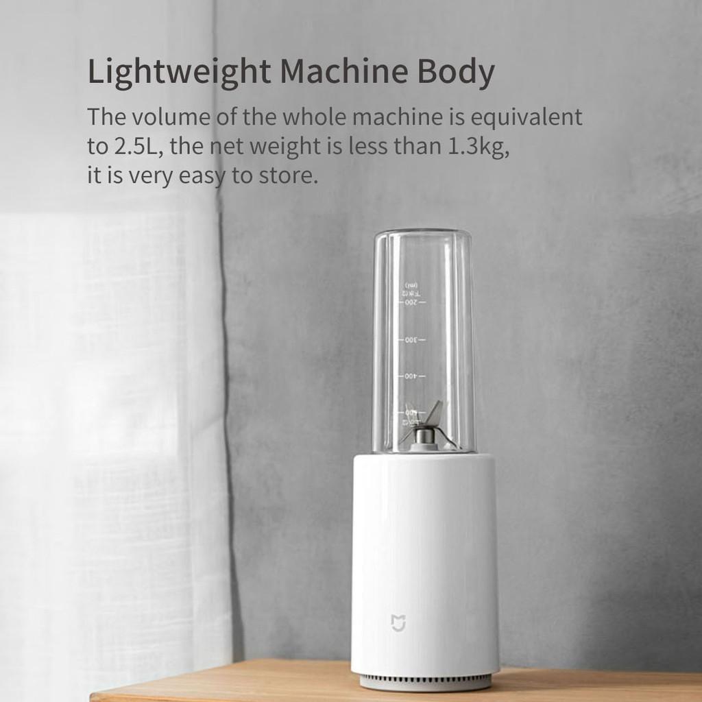 Máy Xay Sinh Tố Xiaomi 6 Lưỡi Dao Thiết Kế Mini Đa Năng Dành Cho Nhà Bếp Hàng nhập khẩu