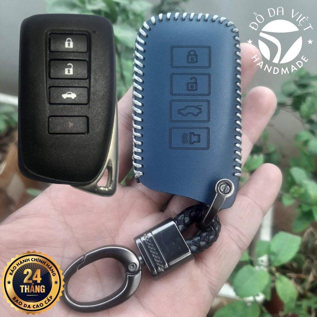 Bao da chìa khoá Lexus handmade da thật - Lexus RX, LX, GX, NX, ES da bò thật, bảo hành 2 năm