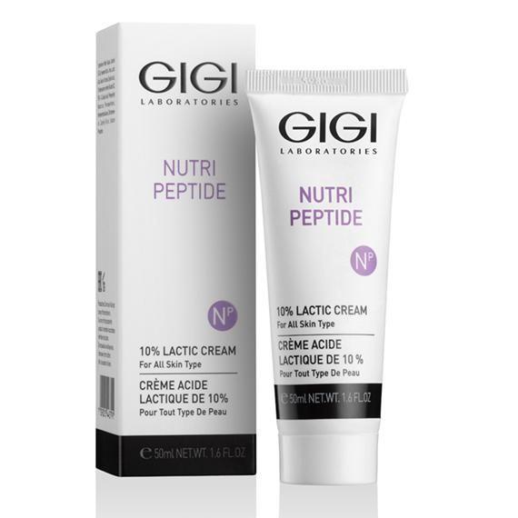 Kem tẩy da chết làm sáng Gigi Nutri Peptide 10% Lactic cream 50ml - Hee's Beauty