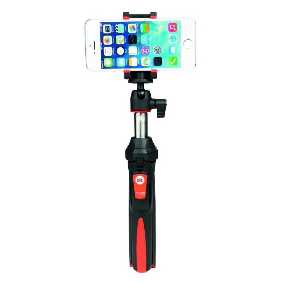 Gậy Selfie Chụp Hình Tự Sướng Tích Hợp Tripod Mefoto MK10 Hỗ Trợ Bluetooth 3.0