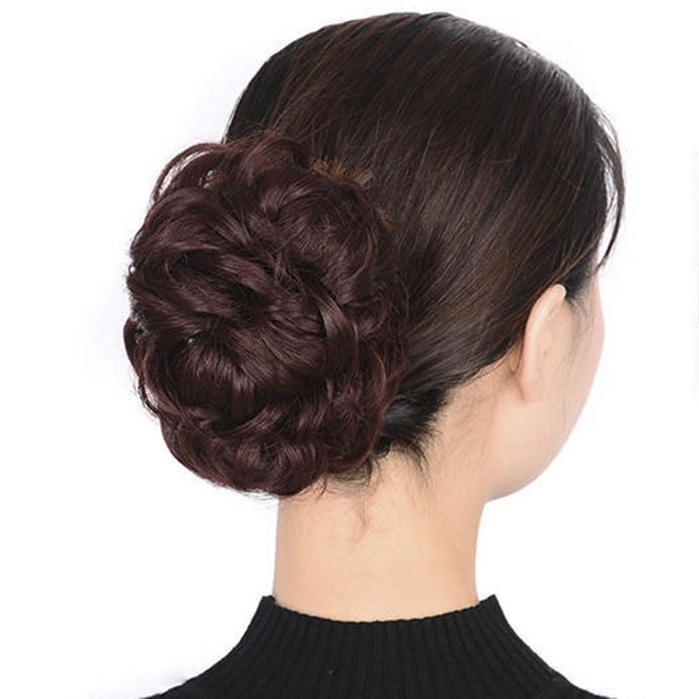 Kẹp phối tóc giả dạng xoăn mềm mại thời trang Hàn Quốc cho nữ