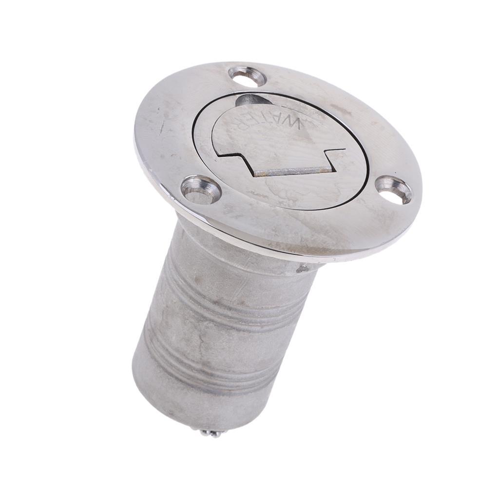 Boat Deck Filler 1-1/2" Water - Tank Deck Fill Marine 316 Stainless Steel