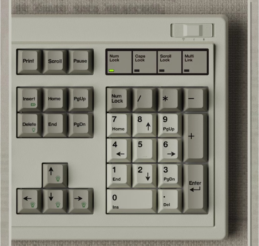 Bàn Phím FL-Esports OG104 Retro - Hàng chính hãng