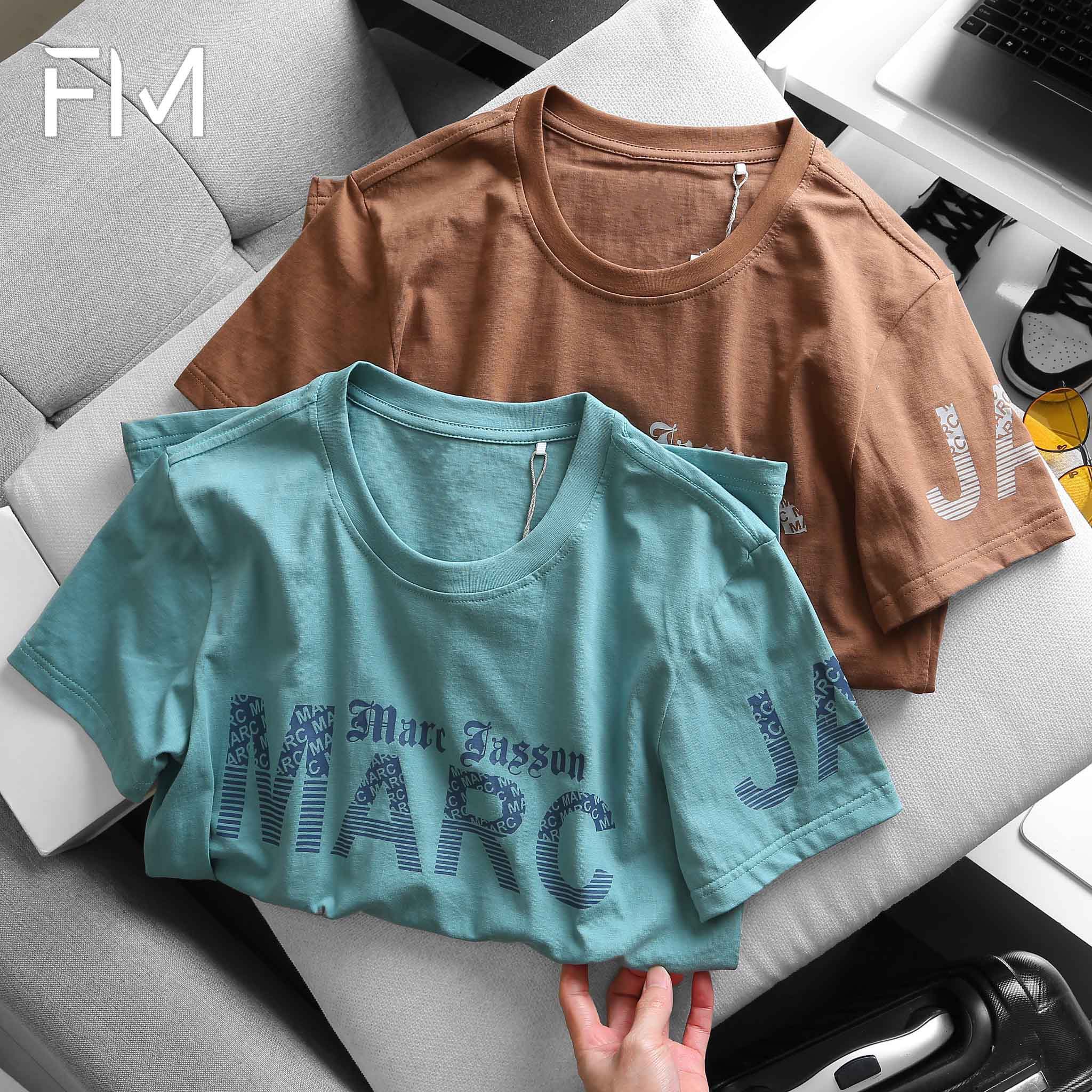 Áo thun nam ngắn tay cổ tròn họa tiết in tay chất liệu thun cotton - FORMEN SHOP - FMPS165