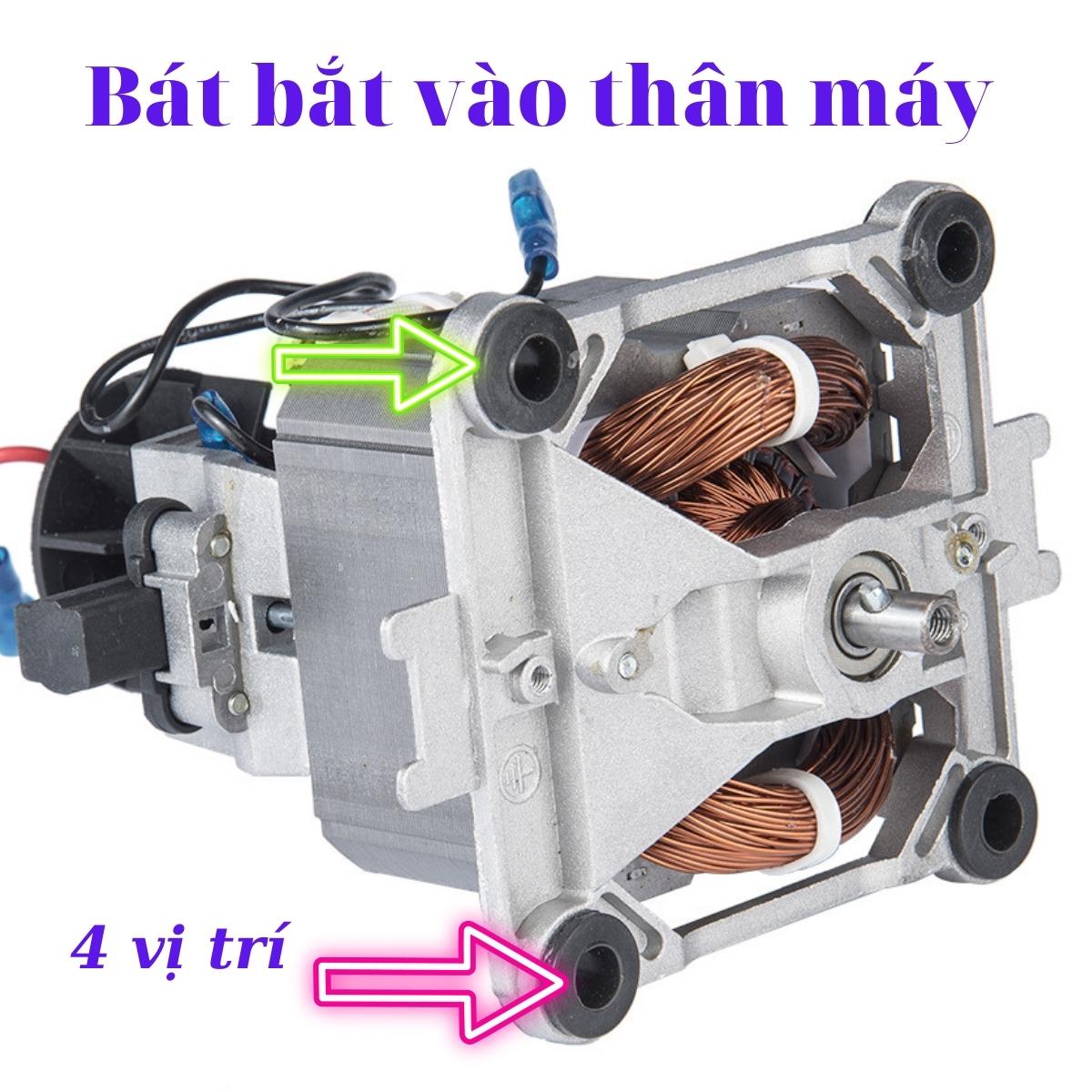 Mô tơ máy xay sinh tố công nghiệp 2200w bằng dây đồng, dùng cho tốt cả các máy sinh tố công suất lớn