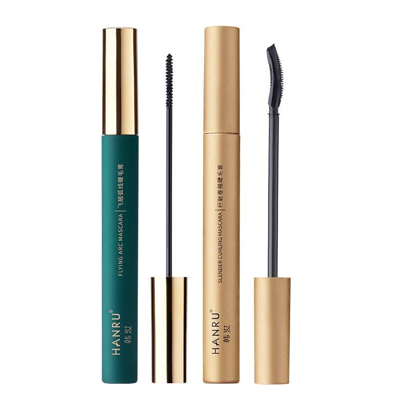 Mascara đầu mảnh chải mi trên và dưới cong dày tự nhiên GlamColour Hanru