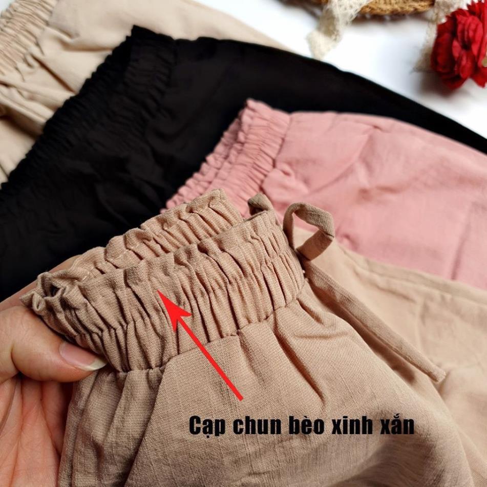 Quần baggy XƯỚC cạp chun mặc mát