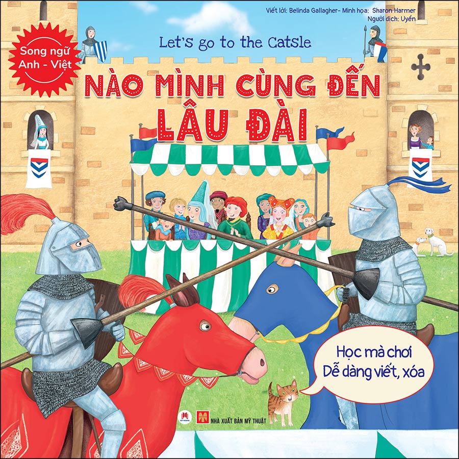 Combo 4 Cuốn: Let’S Go To The Vet (Học Mà Chơi - Dễ Dàng Viết / Xóa) (Song Ngữ Anh - Việt)