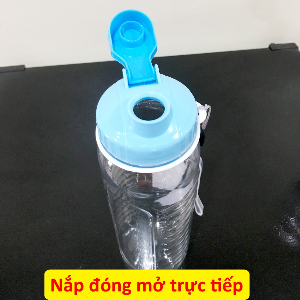 Bình nước thể thao 900ml nhựa Việt Nhật