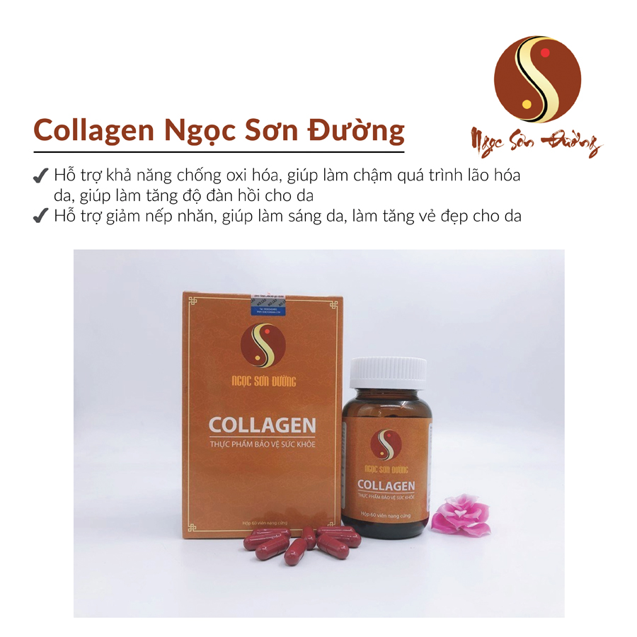 Viên Uống Collagen - Ngọc Sơn Đường (1 hộp/60 viên)