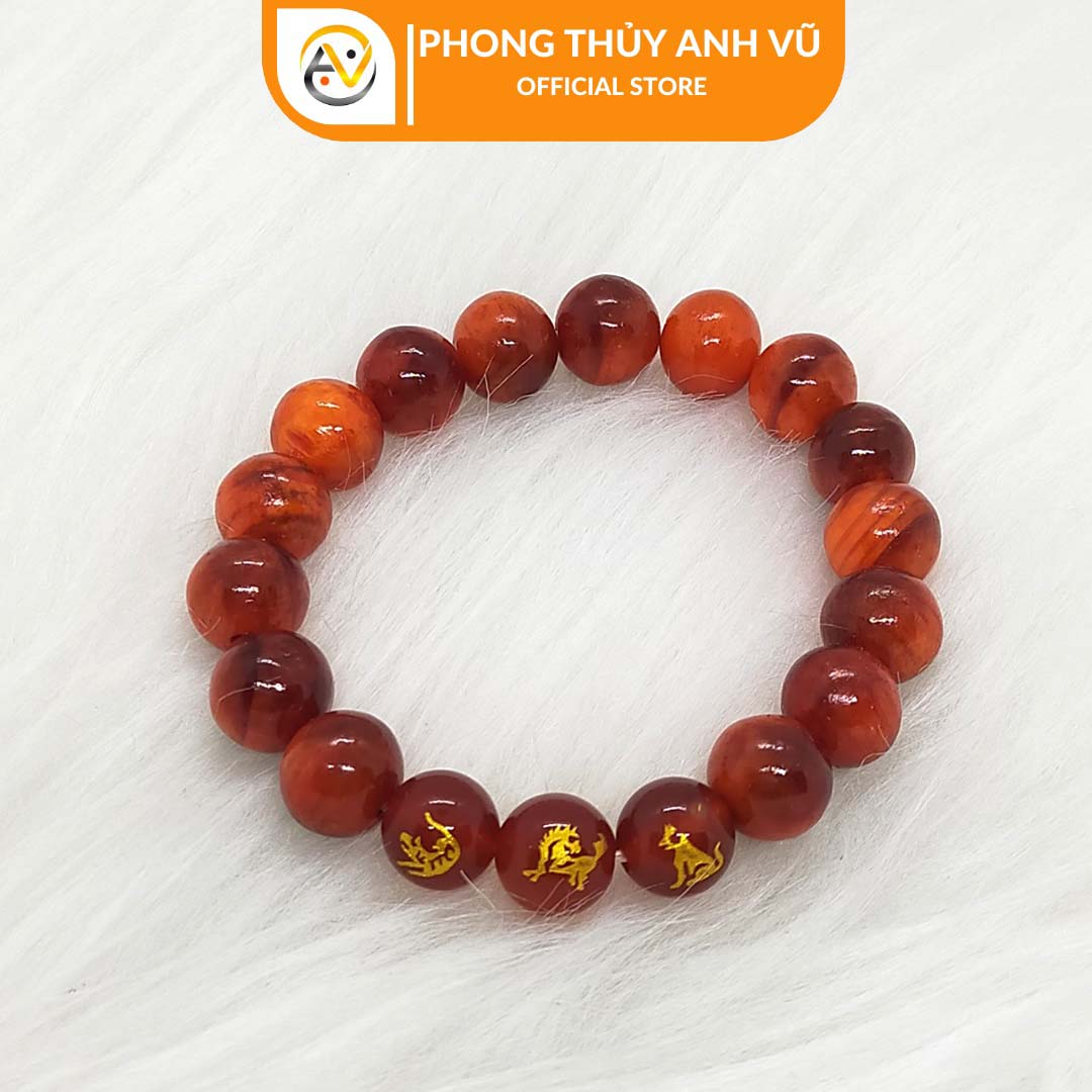 Vòng gỗ huyết long tam hợp dần ngọ tuất đã khai quang - size 8 10 12ly - may mắn tài lộc - Vòng Tam Hợp Anh Vũ