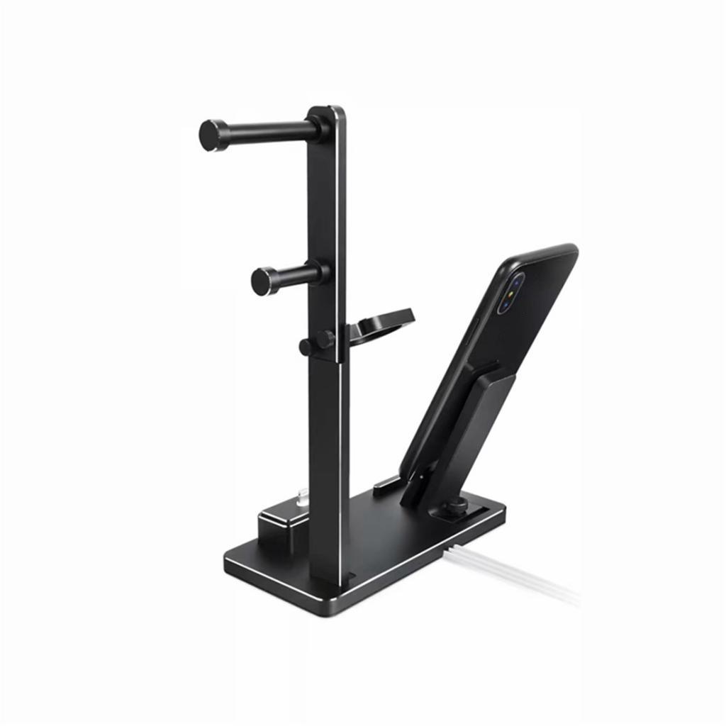 6 in 1 Charging Dock Station Stand for Apple iPhone 6 7 8 X iWatch 1 2 3 Wireless Airpods Wireless Headphone