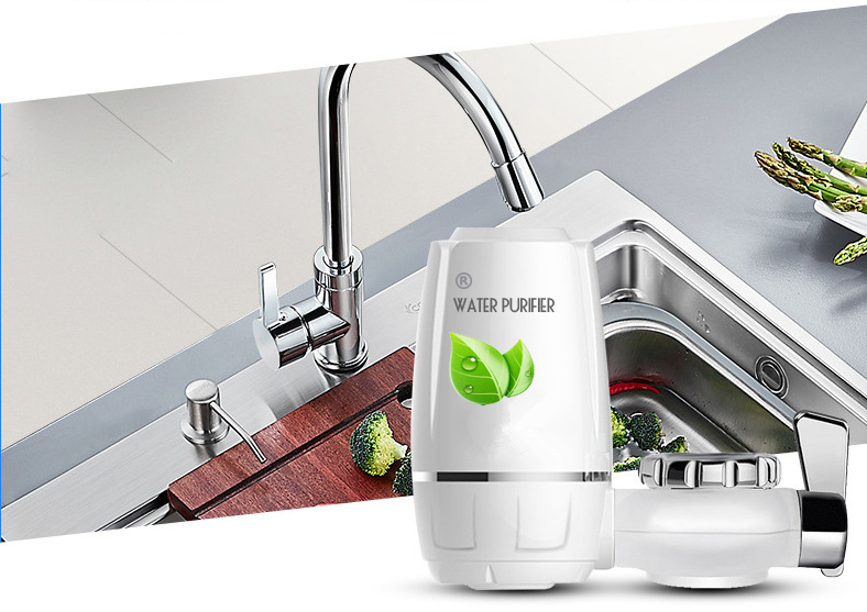 Bộ lọc nước tinh khiết gắn đầu vòi rửa bát, vòi rửa mặt vô cùng tiện lợi và hữu ích