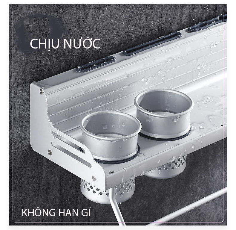 Kệ Đựng Gia Vị Nhà Bếp Tiện Lợi, Giá Treo Dụng Cụ Nhà Bếp Gắn Tường, Kệ Đựng Đồ Nhà Tắm Đa Năng, Tiện Dụng, Không Cần Khoan – MH3112