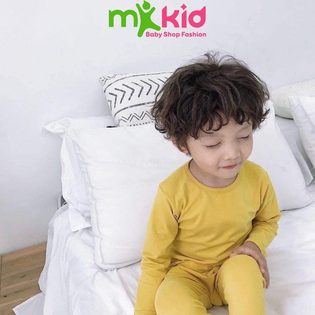 Bộ Thun Lạnh Dài Tay - Bộ Minky Mom Dài Tay Cho Bé Chất Thun Lạnh Cao Cấp Siêu Mềm Mịn Mát