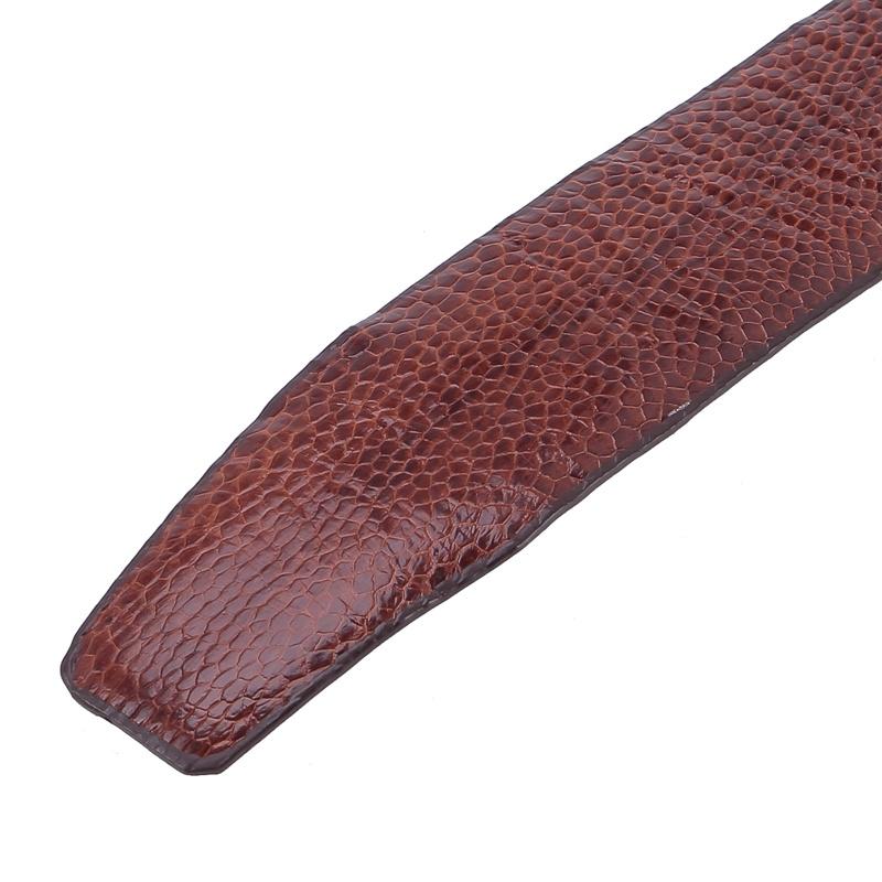 HC4421-22-23-24 - Thắt lưng nam da đà điểu Huy Hoàng 4P đầu kim màu đen, nâu đất, vàng bò, nâu đỏ