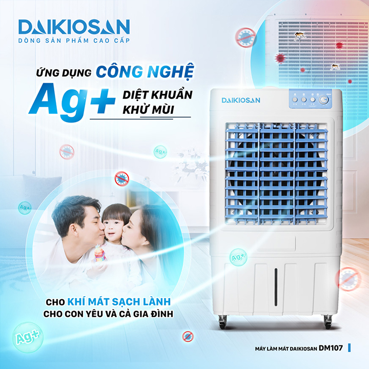 Quạt điều hòa dân dụng Daikiosan DM107 - Hàng chính hãng