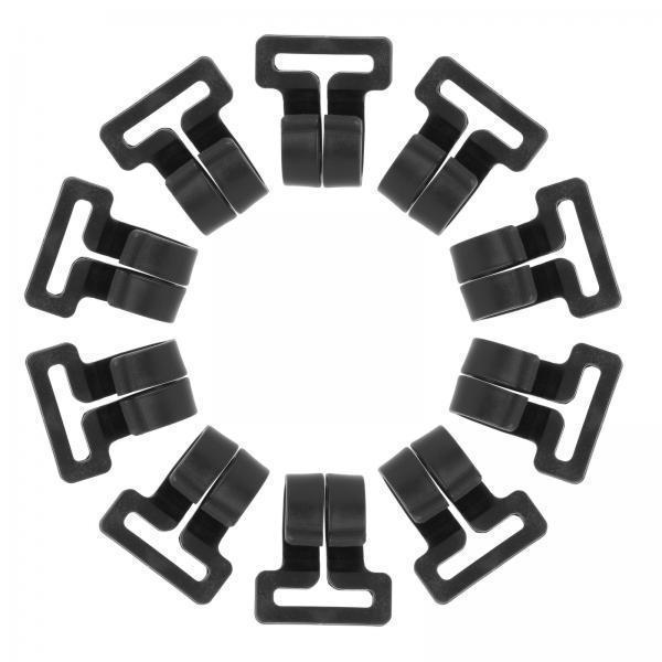 2-3pack 10x Camping Tent Pole Hook Awning Hooks Travel Nylon Set High Quality