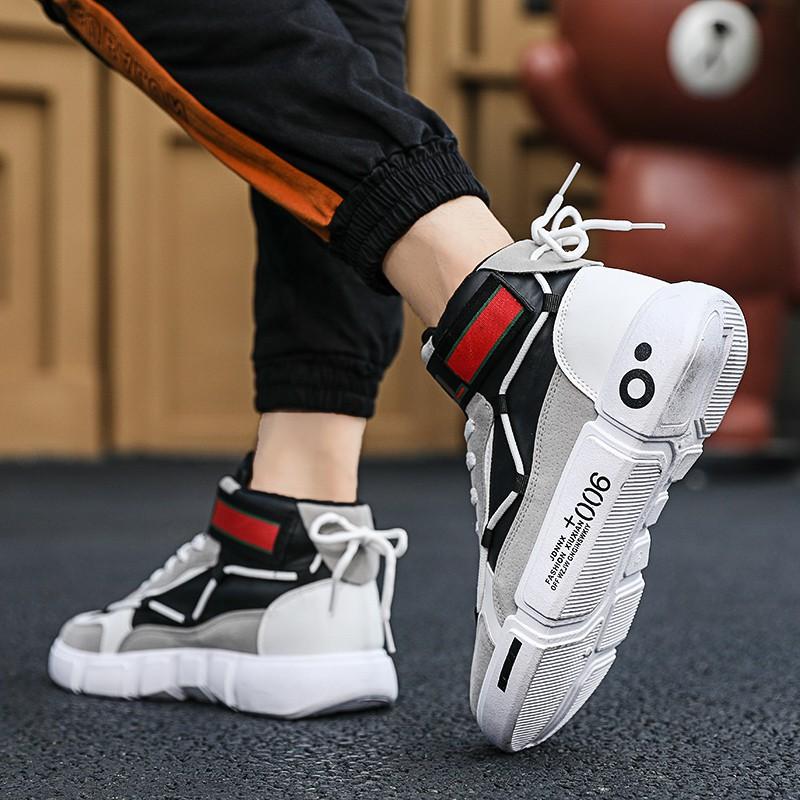 Giày Sneaker Cổ Cao Thời Trang Cho Nam