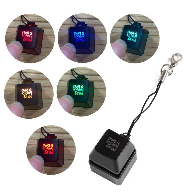 Móc Khóa Kiểm Tra Công Tắc Bàn Phím Cơ RGB Kiểm Tra Bàn Phím Cơ Giảm Căng Thẳng
