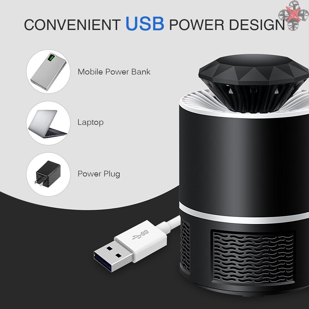 TOP Electric Mosquito Killer Lamp USB Power Anti-mosquito Trap LED Night Light Lamp Bug Insect Killer Light Repeller